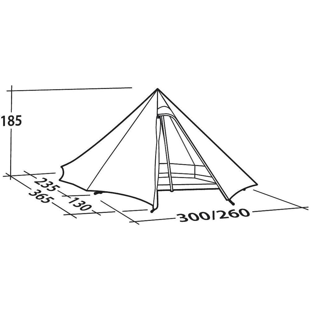 Robens Fairbanks Tipi Tent - 4-Person Polycotton Tent - alternate view 6