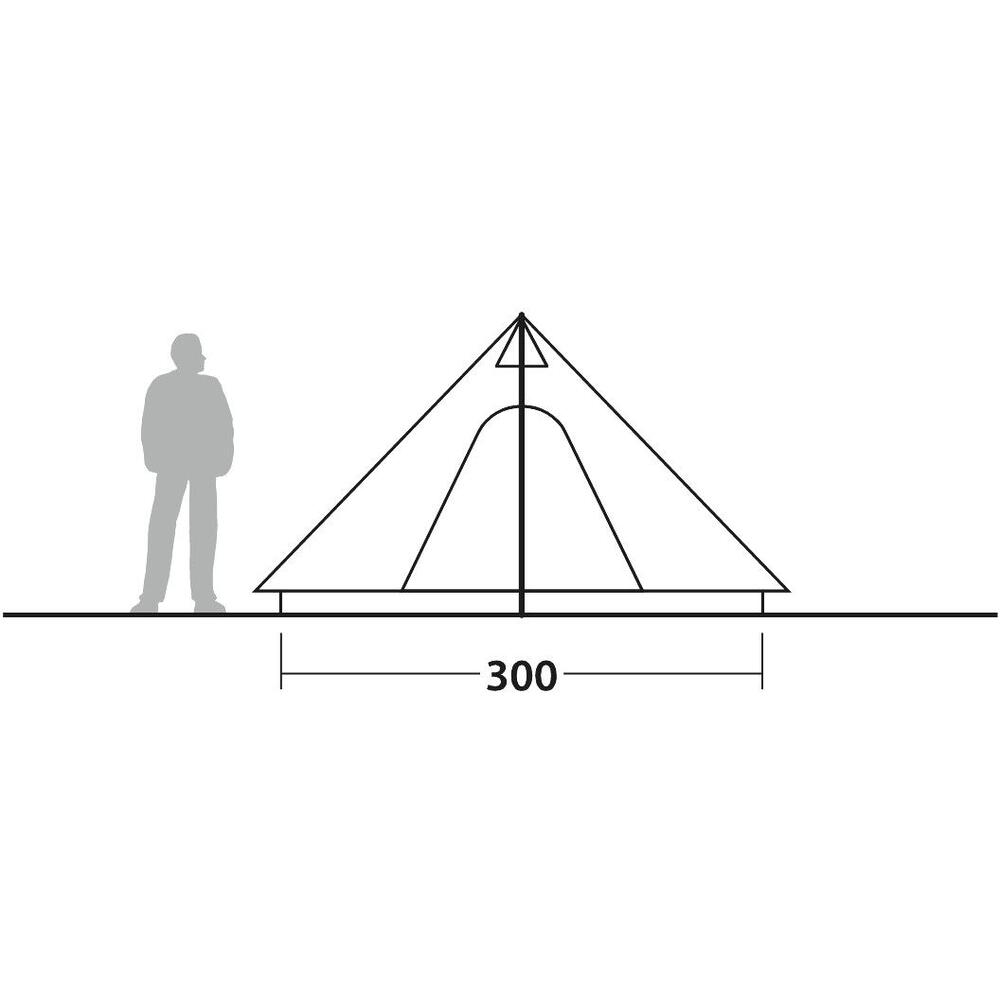 Robens Fairbanks Tipi Tent - 4-Person Polycotton Tent - alternate view 2