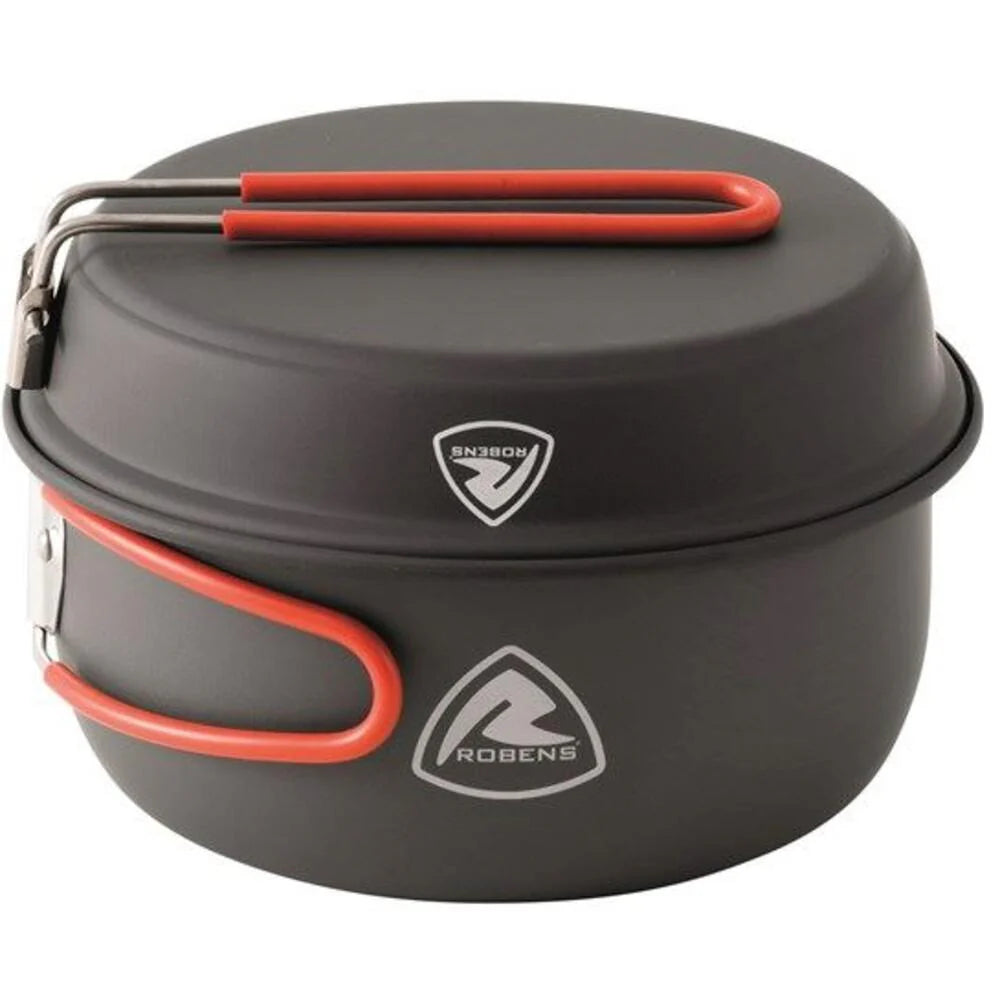 Robens Frontier Pro Cook Set M - Lightweight Camping Cookware Set with Heat Exchanger
