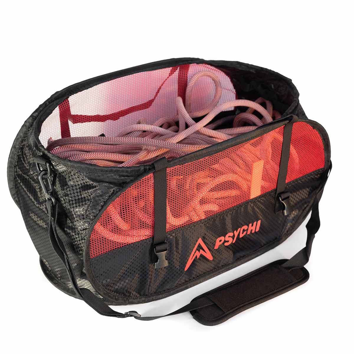 Psychi Rope Bucket - Climbing Rope Bag with Integrated Feed System (60m Capacity)