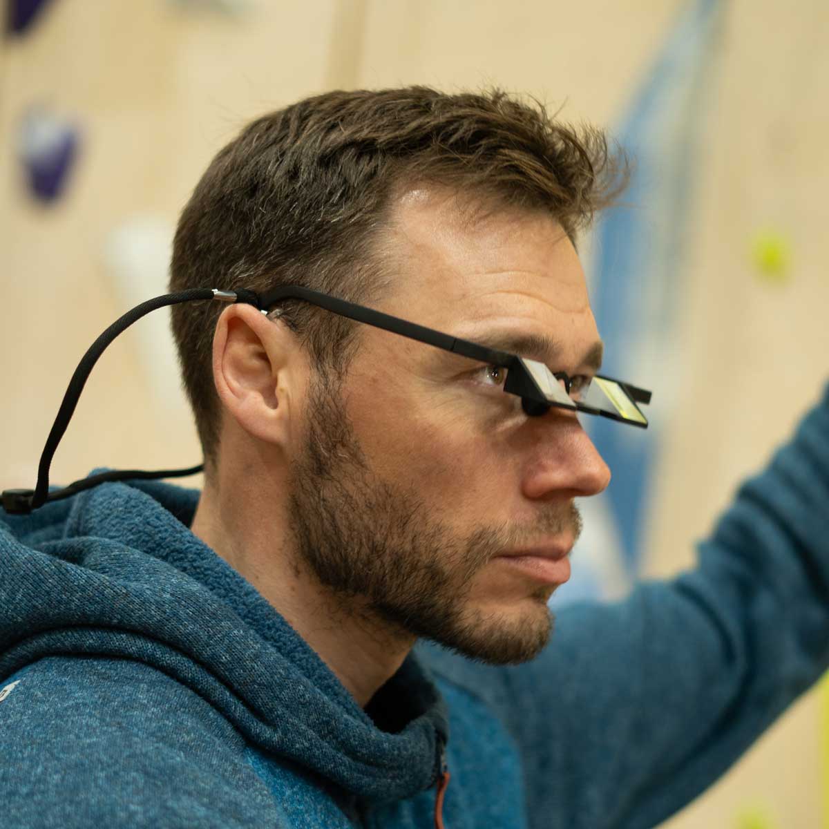 Psychi Belay Glasses - Climbing Prism Glasses for Neck Strain Relief ...