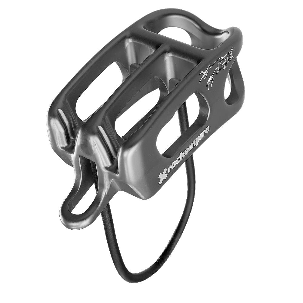 Rock Empire Twin Guide-Mode Belay Device - Aqua