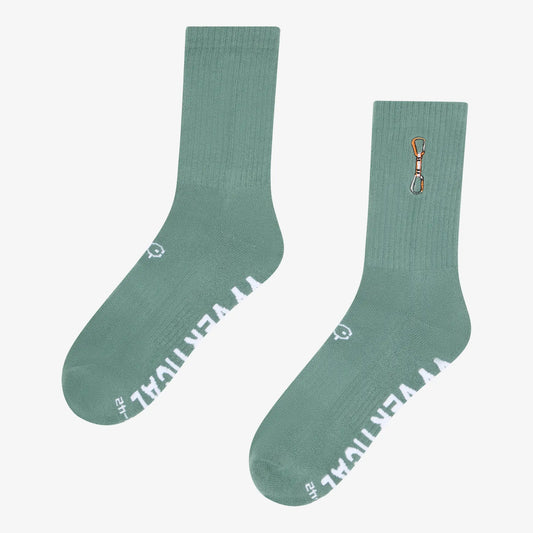 YY Vertical Rock Socks Quickdraw - green packshot