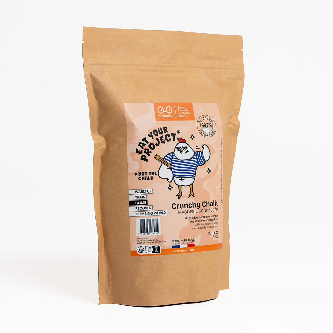 YY Vertical Crunchy Chalk 500g - texture