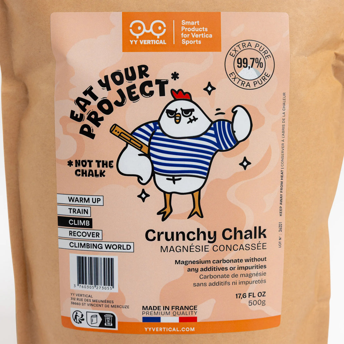 YY Vertical Crunchy Chalk 500g - detail