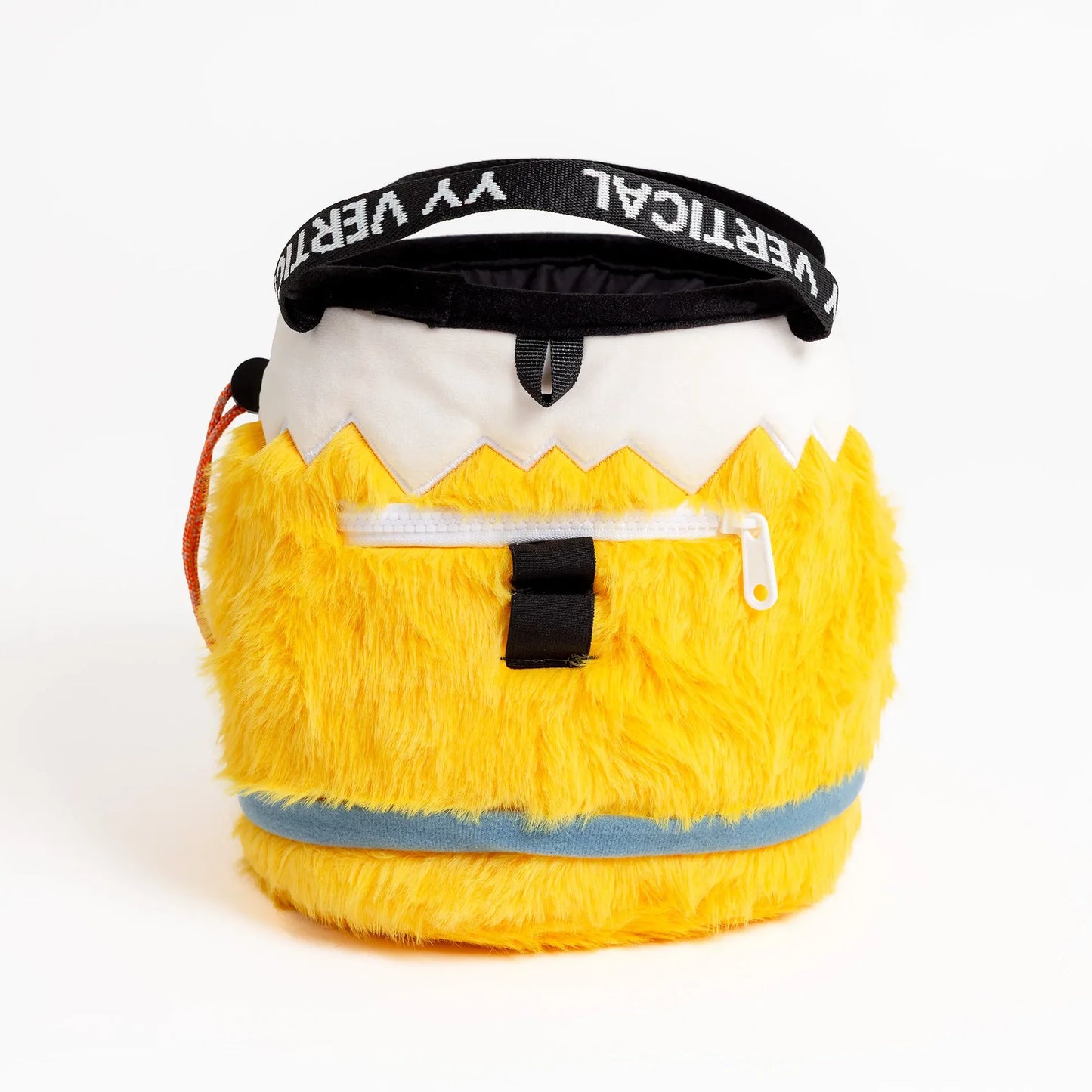 YY Vertical Animal Chalk Bucket – Chick - Stable Boulder Chalk Bag with Brush Holders & Zip Pocket
