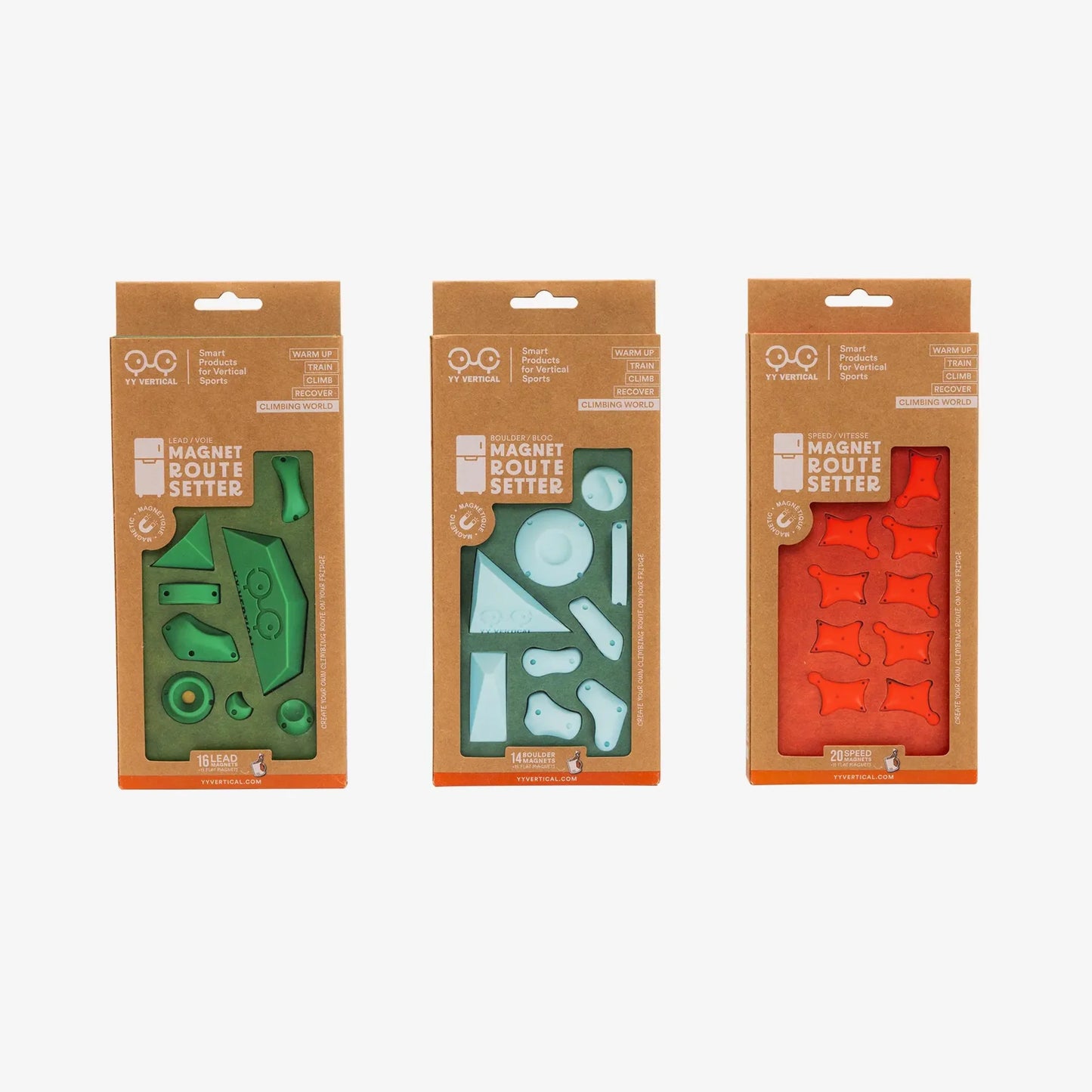 YY Vertical Magnet RouteSetter - Climbing Hold Fridge Magnets Set