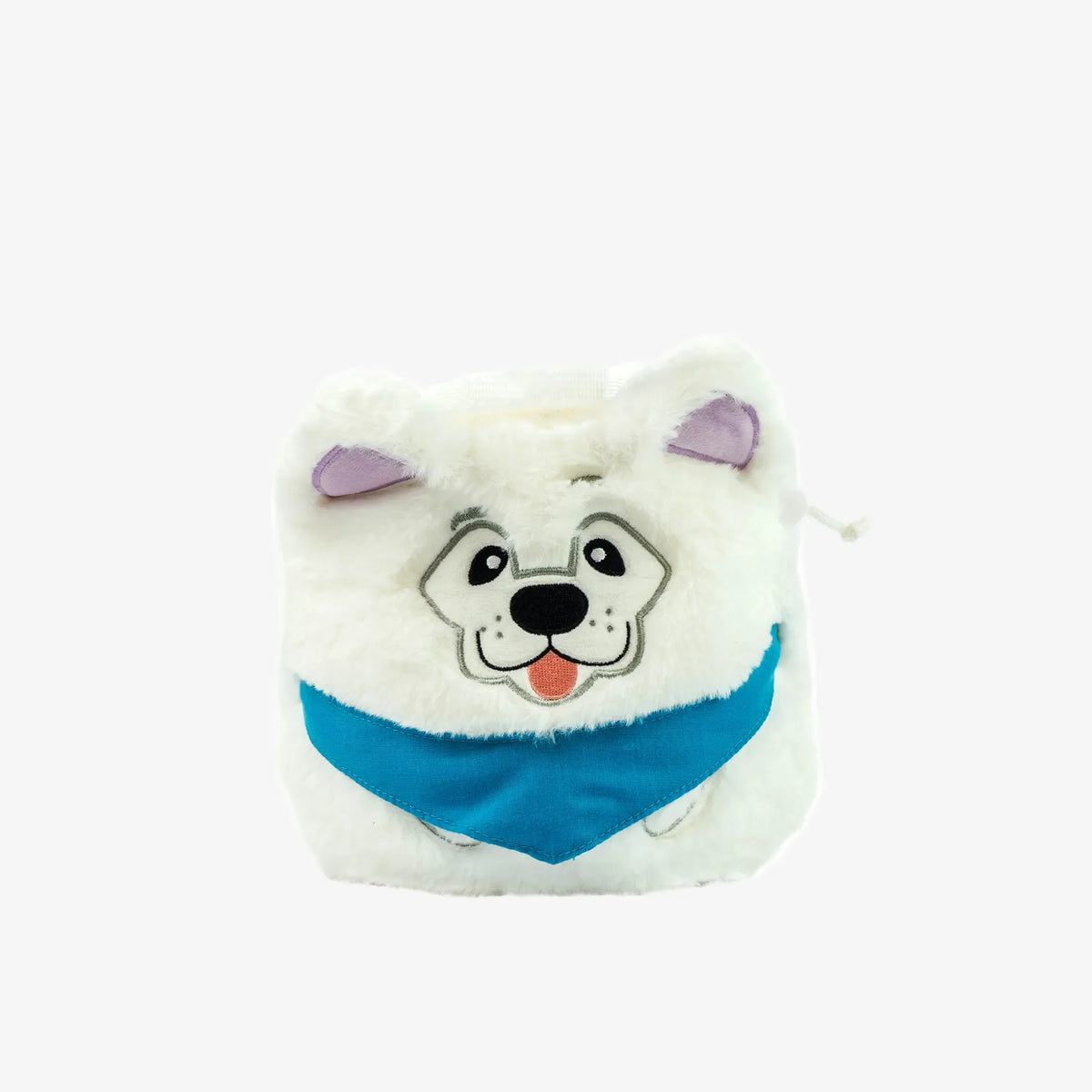 YY Vertical Samoyed Dog Chalk Bag - front view
